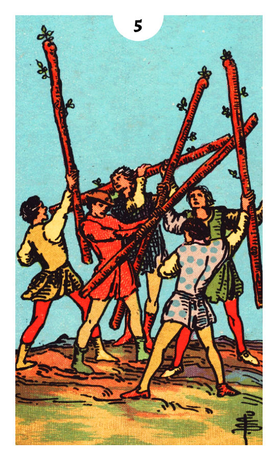 Five of Wands